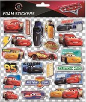 stickervel Cars junior 24 x 20,5 cm foam 22 stuks