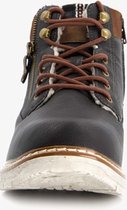 Blue Box gevoerde heren veterboots - Zwart - Maat 46