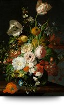 Maison de France - Canvas Bloemen rijks 4 - canvas - 120 x 180 cm