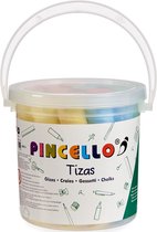 Pincello Kleikrijt Junior Geel/blauw/groen/oranje/rood 16 Stuks