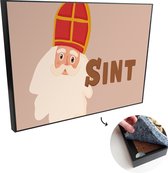 Akoestische Panelen - Geluidsisolatie - Akoestisch Wandpaneel - Wanddecoratie - Schilderij - 150x100 cm - Sinterklaas - Chocolade - Sint - Kinderen - Jongens - Meisjes - Kindje - Geluidsdemper - Isolatie platen - Studio Schuim
