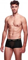 Envy Transparante Mesh Herenshort - Zwart - Sexy Lingerie & Kleding - Lingerie Mannen