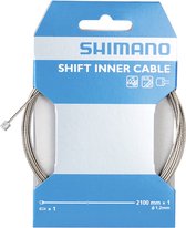 Derailleur binnenkabel Shimano 1,2 x 2100mm (10 stuks)