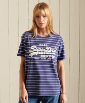 Superdry Dames tshirt Gestreept Vintage Logo Source T-shirt