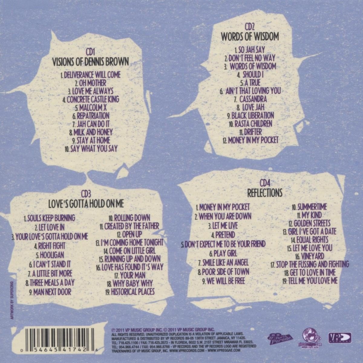 Dennis Brown At Joe Gibbs, Dennis Brown CD (album) Muziek