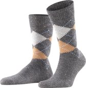 Burlington Tweed Argyle Sokken Heren 21924 - Grijs 3970 dark grey Heren - 46-50