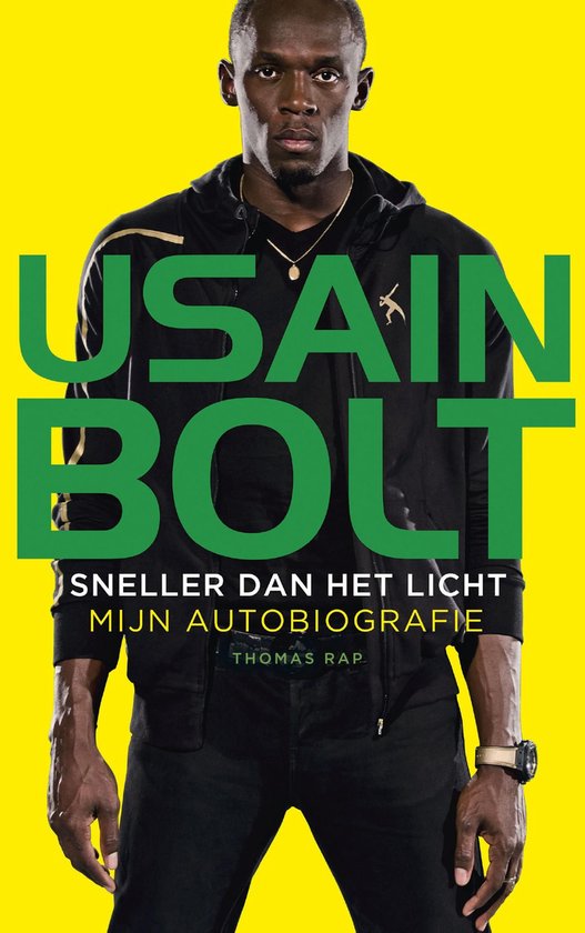 Cover van het boek 'Mijn autobiografie' van Usain Bolt