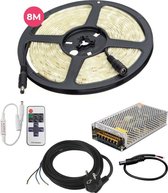 Lagiba 12V waterdichte LED strip - 800 cm - 4000K - 115.2 Watt