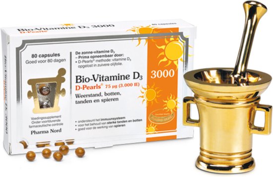 Giet affix Socialisme Pharma Nord Bio-Vitamine D3 (3000 IE) - 80 capsules | bol.com