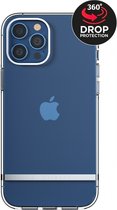 Apple iPhone 12 Hoesje - Richmond & Finch - Serie - Hard Kunststof Backcover - Transparant / Zilver - Hoesje Geschikt Voor Apple iPhone 12