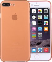 Apple iPhone 7 Plus Hoesje - Mobigear - Ultra Slim Serie - Hard Kunststof Backcover - Oranje - Hoesje Geschikt Voor Apple iPhone 7 Plus