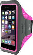 Apple iPhone 7 Plus Hoesje - Mobiparts - Comfort Fit Serie - Neopreen Sportarmband - Neon Pink - Hoesje Geschikt Voor Apple iPhone 7 Plus