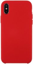 Apple iPhone X/10 Hoesje - Mobigear - Color Serie - TPU Backcover - Dark Red - Hoesje Geschikt Voor Apple iPhone X/10