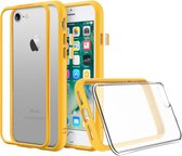 Apple iPhone 8 Hoesje - Rhinoshield - MOD NX Serie - Hard Kunststof Backcover - Transparant / Geel - Hoesje Geschikt Voor Apple iPhone 8