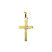 Hanger Kruis Poli/mat Gediamanteerd