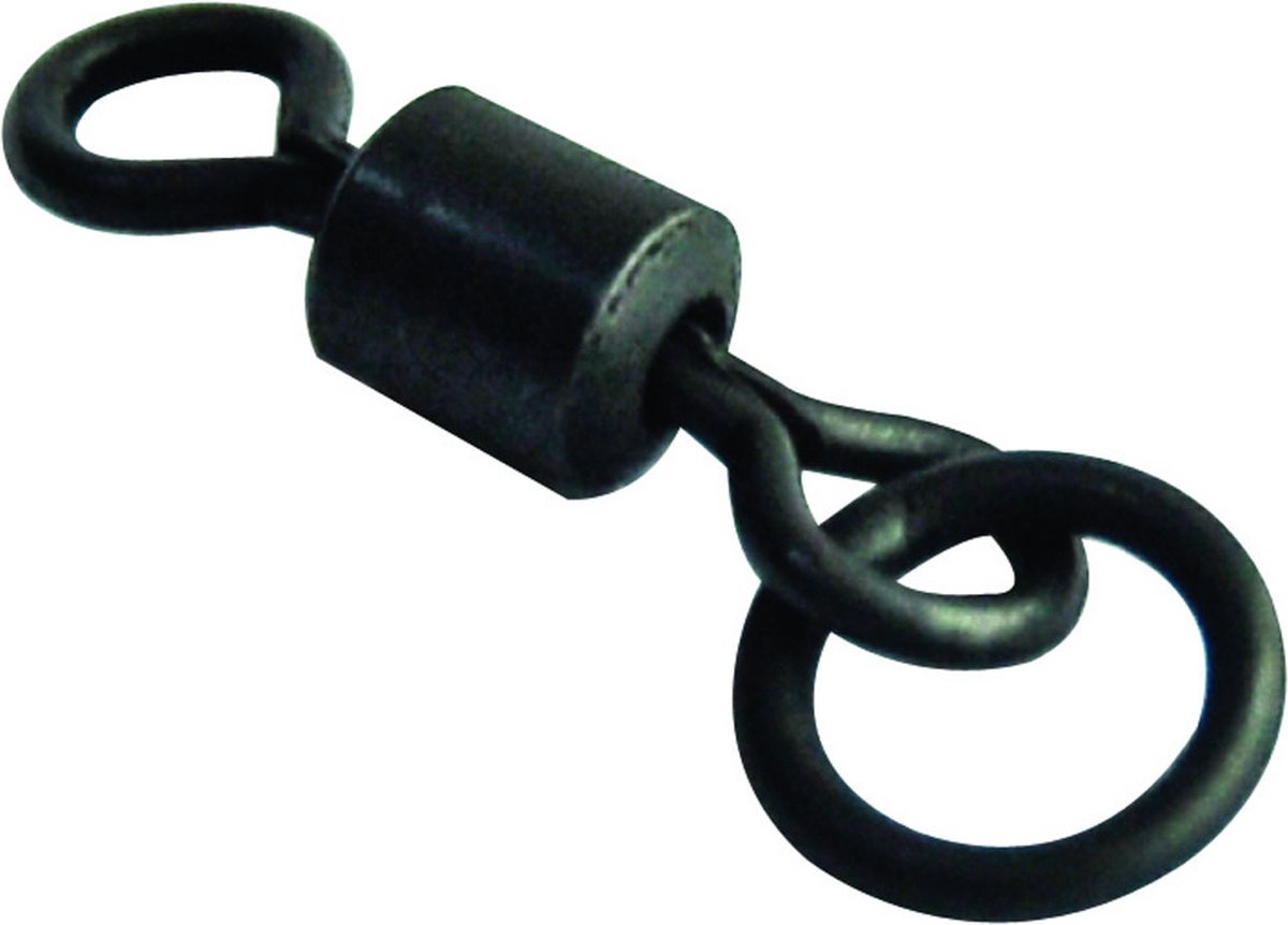 Rigsolutions Ring Swivel zwart voor helicopter montage en onderlijnbevestiging Maat 11