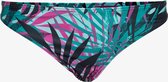 Osaga dames bikinibroekje met bloemenprint - Blauw - Maat XL