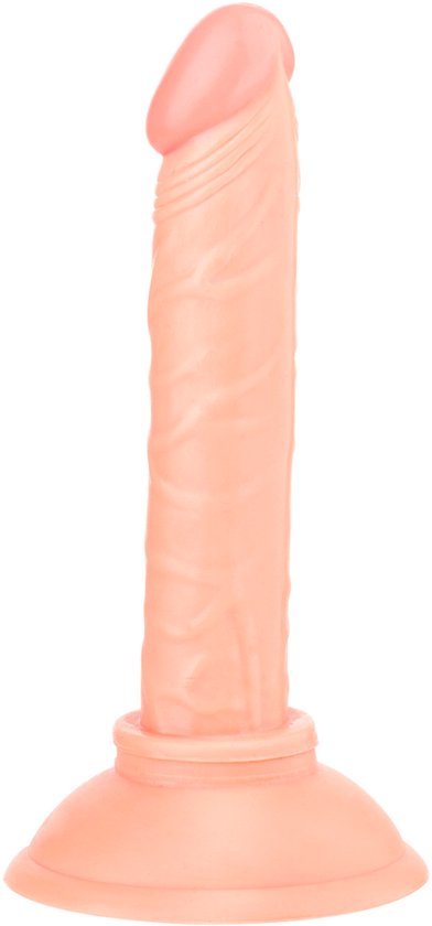 NMC – Penis Replica Dildo Zeer Flexibel met Zuignap Realistisch Plezier 15 cm - beigeig