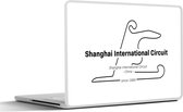 Laptop sticker - 10.1 inch - China - Formule 1 - Circuit