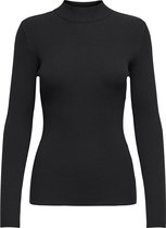 Jacqueline de Yong Trui Jdynewmaryan L/s Highneck Pull. Knt 15214461 Black Dames Maat - XXL