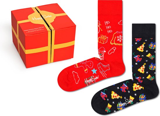 Happy Socks happy holiday giftbox 4P multi - 36-40