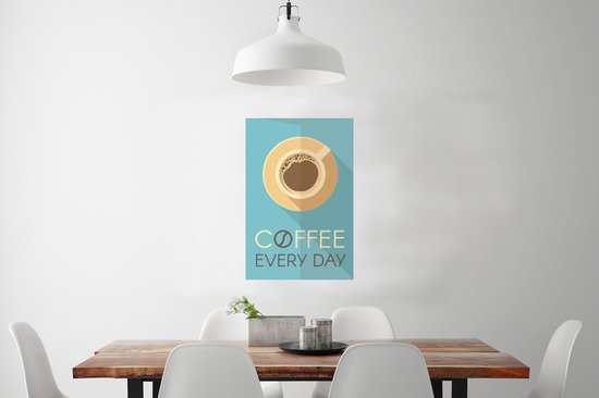 Devis Café Coffee tous les jours 60x90 cm