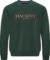 Hackett Trui Logo Donkergroen - maat XL