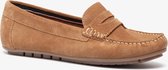 Hush Puppies suede dames mocassins - Bruin - Maat 41 - Echt leer
