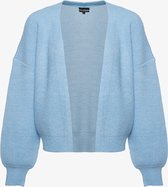 TwoDay dames vest met ballonmouwen - Blauw - Maat L