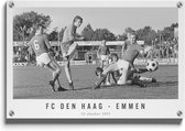 Walljar - FC Den Haag - Emmen '75 - Muurdecoratie - Plexiglas schilderij