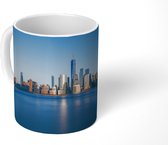 Mok - New York - Skyline - Blauw - 350 ML - Beker