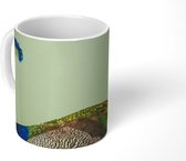 Mok - Pauw - Vogel - Veren - 350 ML - Beker
