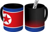 Magische Mok - Foto op Warmte Mok - Vlag van Noord-Korea - 350 ML