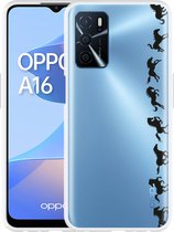 Oppo A16 / A16s Hoesje Horses in Motion - Designed by Cazy