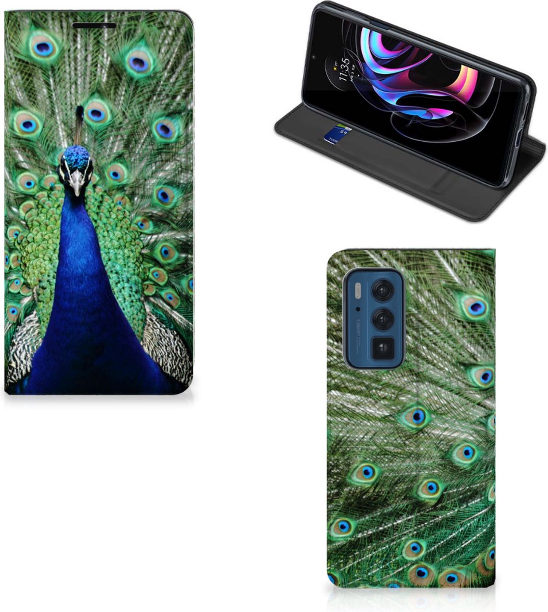 Motorola Edge 20 Pro Hoesje maken Pauw