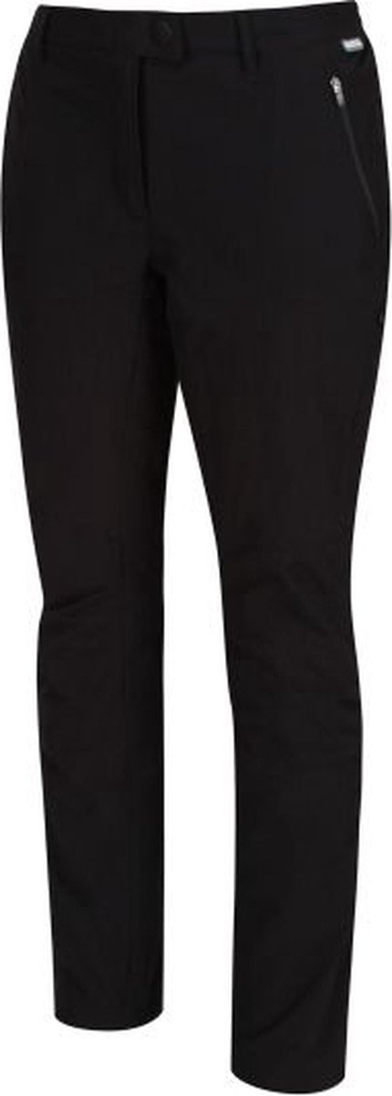De Regatta Highton Winter wandelbroek outdoorbroek dames waterafstotend stretch Zwart