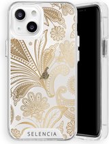 iPhone 13 Mini Hoesje - Selencia Zarya Fashion Extra Beschermende Backcover - goud