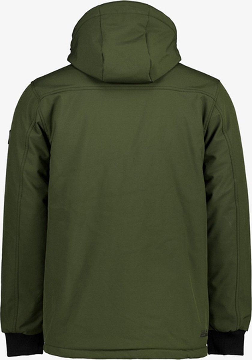 BISON Softshell Jas Army - Waterdicht, Warm & Reflecterend