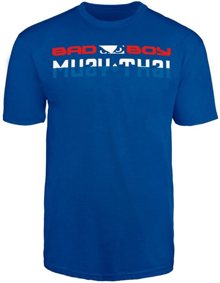 Bad Boy MUAY THAI DISCIPLINE T-shirt Blauw MUAY THAI Kleding - XXL