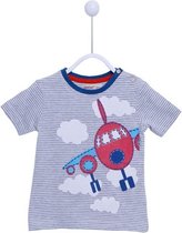 alisé baby jongens T-shirt plane Blauw 74