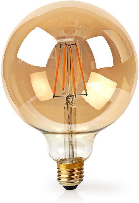 Nedis WIFILF10GDG125 Wi-fi Smart Led-lamp Met Filament E27 125 Mm 5 W 500  Lm | bol.com
