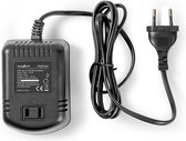 Nedis Power Converter | Netvoeding | 230 VAC 50 Hz | Uitgangs voltage: 110 VAC | 75 W | Euro | Voorzien van zekering | Zwart