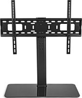 Nedis Vaste TV-Bureaustandaard - 32-65 " - Maximaal schermgewicht: 45 kg - Aanpasbare vooraf ingestelde hoogtes - Gehard Glas / Staal - Zwart