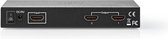 Nedis HDMI™-Splitter | 2-Poorts | HDMI™ Input | 2x HDMI™ Output | 4K@30Hz | 3.4 Gbps | Metaal | Antraciet