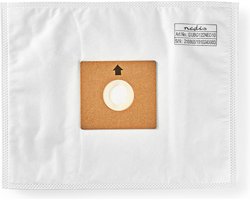 Nedis Stofzuigerzakken – 10 Stuks – Synthetisch – Voor VCBG500/550 – Wit