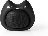 Bluetooth-Speaker - Maximale batterijduur: 3 uur - Handheld Ontwerp - 9 W - Mono - Ingebouwde microfoon - Koppelbaar - Animaticks Kelly Kitten - Zwart