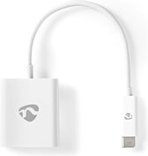 USB-Adapter | USB 3.2 Gen 1 | USB-C™ Male | HDMI™ Output | 0.20 m | Rond | Vernikkeld | PVC | Wit | Doos