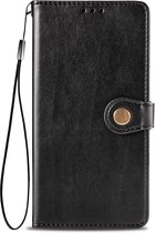 iPhone 13 Book Case Hoesje met Magnetische Sluiting - PU Leer - TPU - Pasjeshouder - Apple iPhone 13 - Zwart