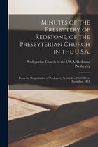 Minutes of the Presbytery of Redstone, of the Presbyterian Church in the U.S.A.