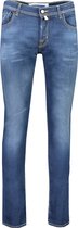 Jacob Cohën Jeans Blauw Slank - Maat W36 - Heren - Herfst/Winter Collectie - Viscose;Katoen;lyocell;polyes